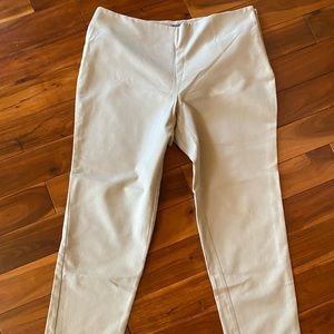 Vince Camuto slacks, side zip. Flat front, pocketless.